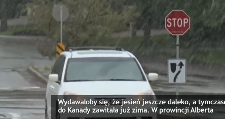 Wydawałoby się, że jesień jeszcze daleko, a tymczasem do Kanady zawitała już zima