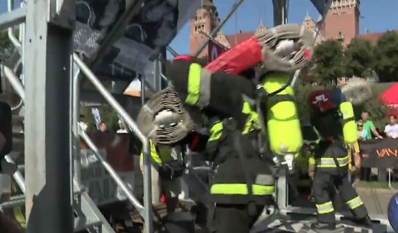 Mistrzostwa Europy strażaków w Firefighter Combat Challenge w Szczecinie