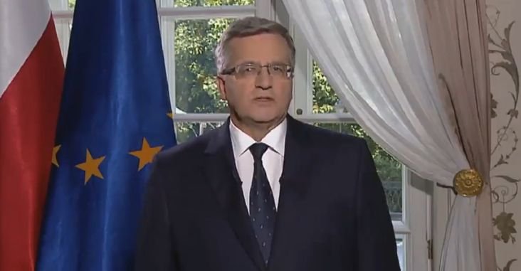 Pożegnalne orędzie prezydenta Komorowskiego