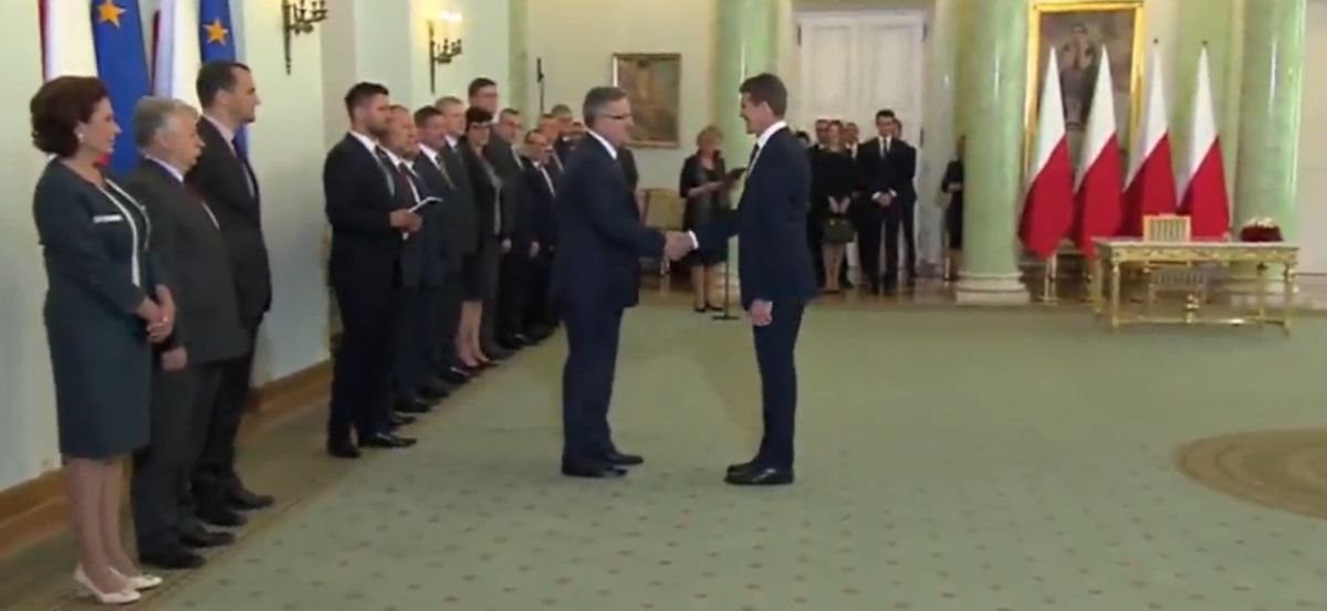 Nowi ministrowie w rządzie Kopacz zaprzysiężeni 