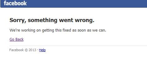 Wielka awaria Facebooka