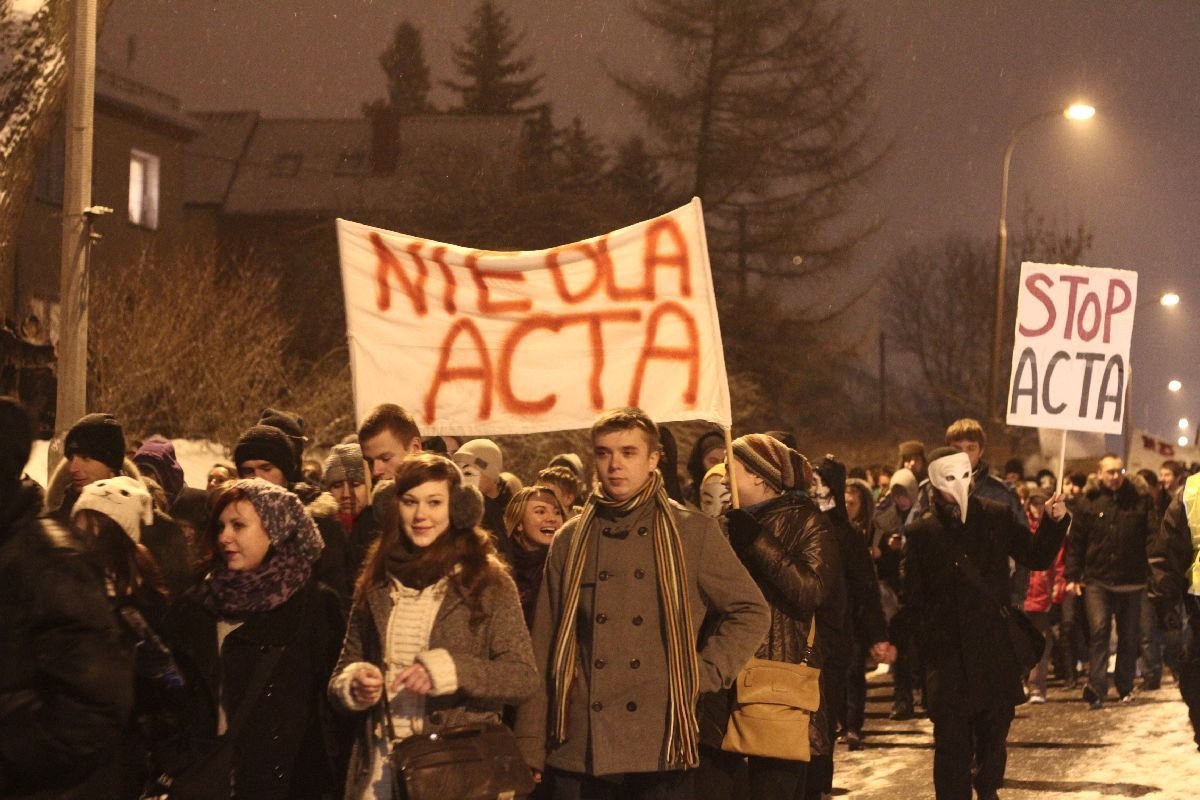 Protesty przeciwko porozumieniu ACTA