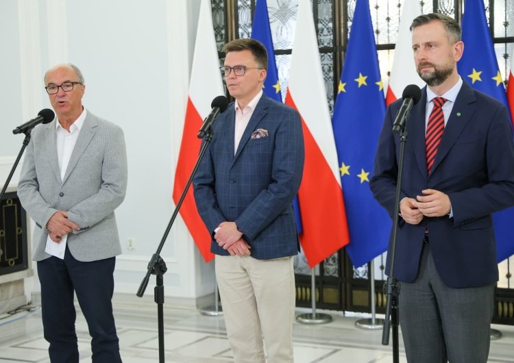 Hołownia: jestem zwolennikiem tego, żeby z Nawrockim rozmawiać