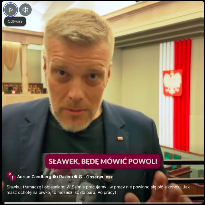 Sprzedaż alkoholu w Sejmie. Zandberg odpowiada Mentzenowi 