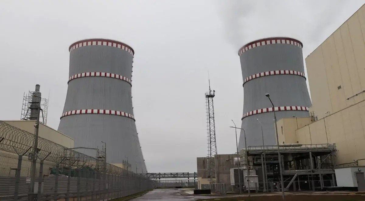 Niepokojące zjawisko nad białoruską elektrownią atomową