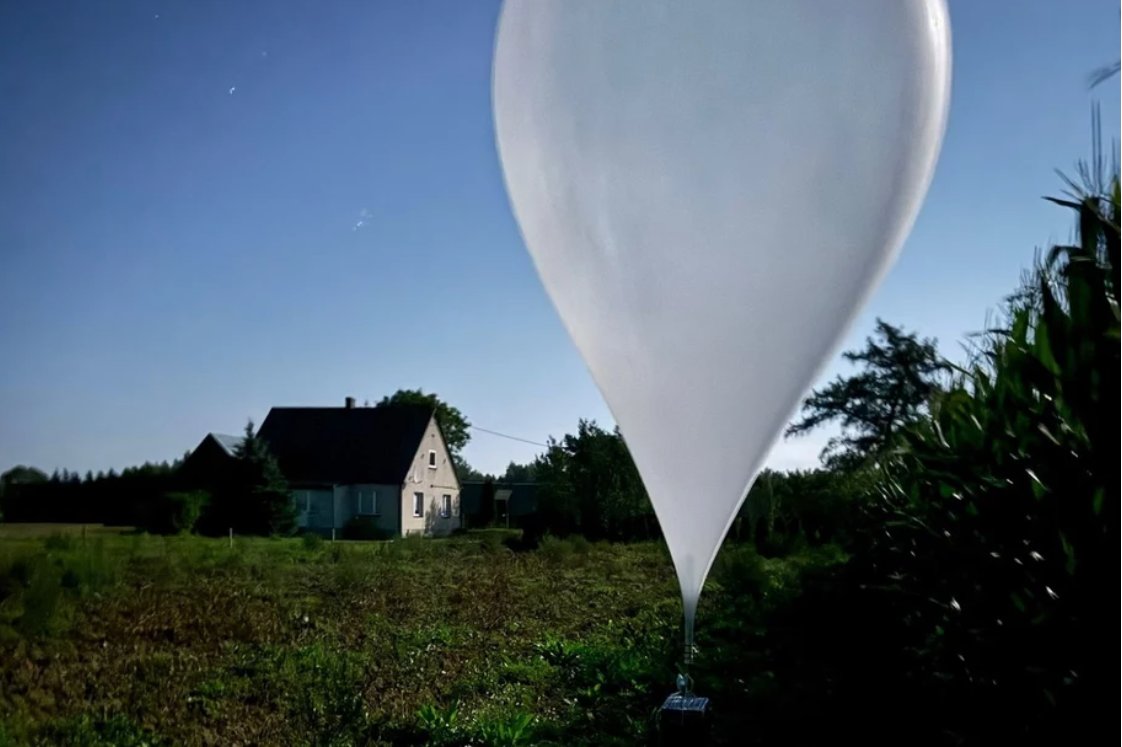 Balony meteorologiczne z kontrabandą papierosów w Białymstoku i Kleosinie