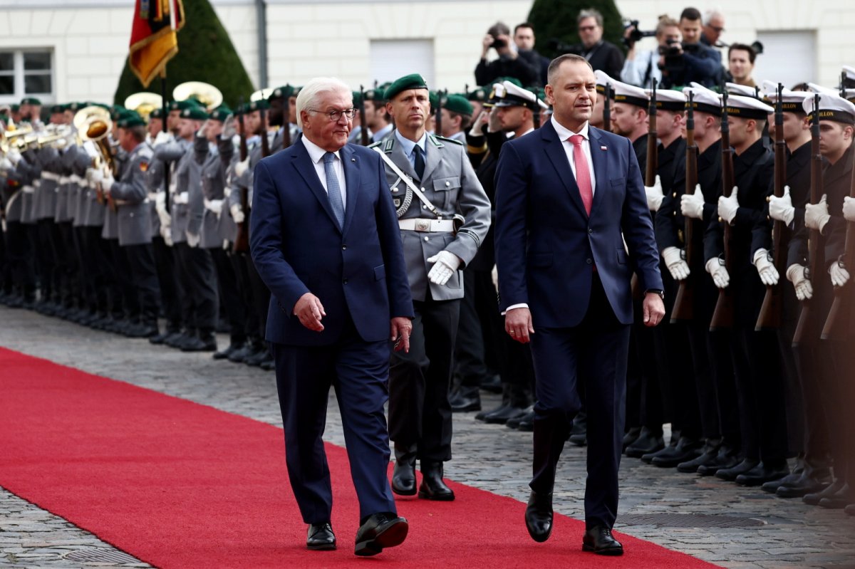Wydatki na polską obronność powiązane z reparacjami? Prezydent Niemiec odpowiada