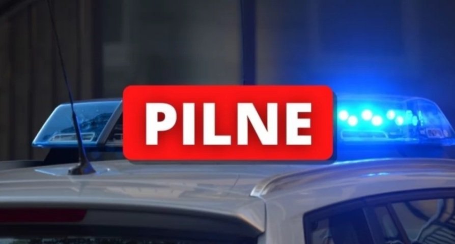 Pożar na obrzeżach Wilna