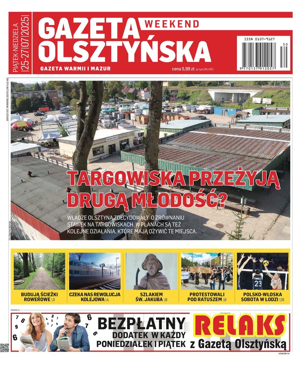 Już dziś najnowsze wydanie Gazety Olsztyńskiej
