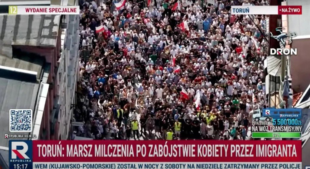 Około 10 tysięcy osób przeszło w Marszu Milczenia po zabójstwie 24-letniej Klaudii