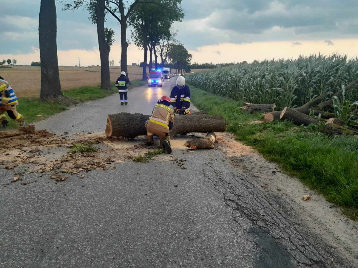 Gwałtowne burze przeszły przez Polskę. Setki interwencji strażaków
