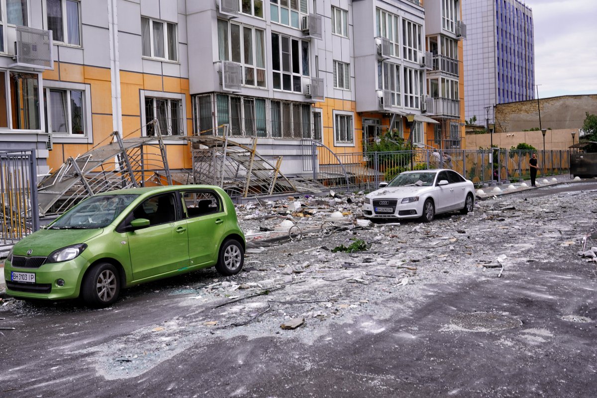 Pożary i ofiary po rosyjskim ataku dronów na Odessę