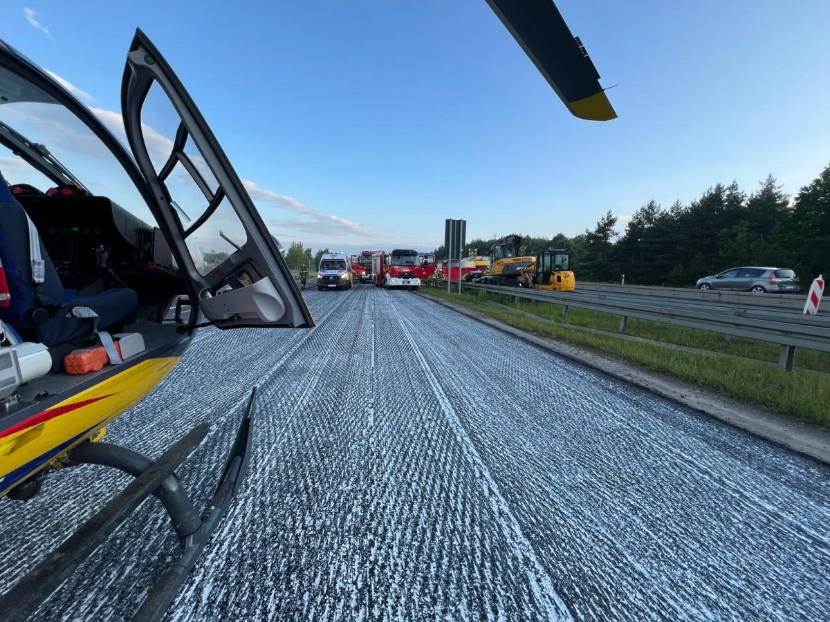 Tragiczny wypadek na A4 w Mysłowicach. Jedna osoba nie żyje, cztery w stanie krytycznym