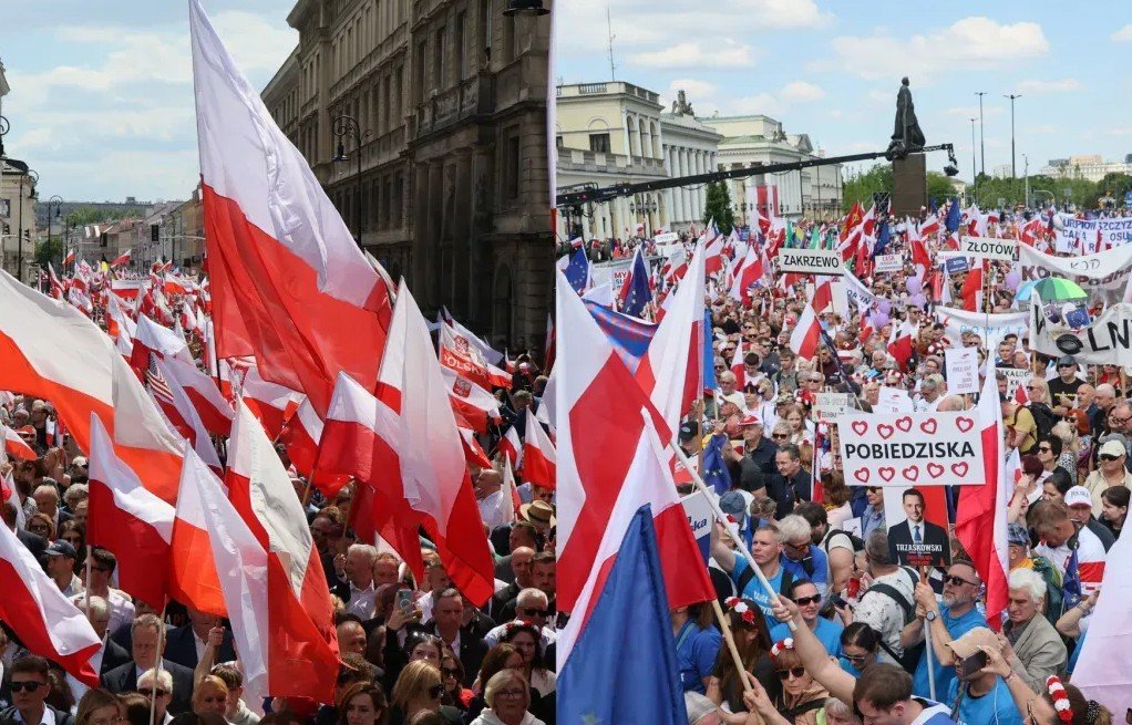 Przez Warszawę przeszły dwa marsze. Polska znowu podzielona