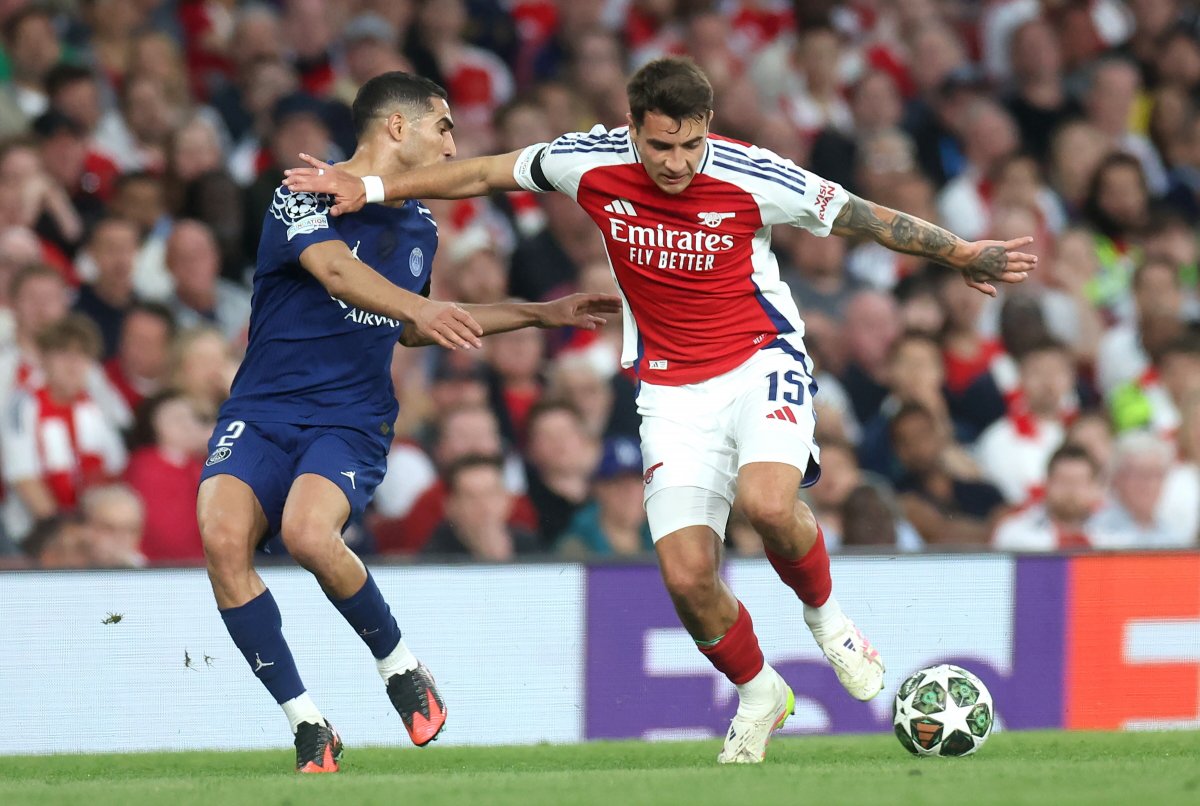 PSG skutecznie zatrzymuje Arsenal w Londynie. Donnarumma bohaterem wieczoru, Kiwior imponuje