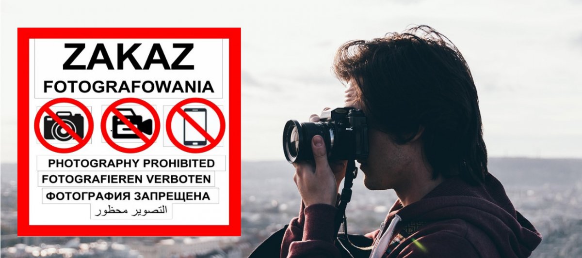 Zakaz fotografowania obiektów wojskowych i infrastruktury krytycznej bez zezwolenia