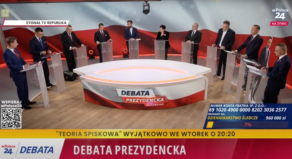 Telewizja Republika zapowiada nową debatę przed wyborami