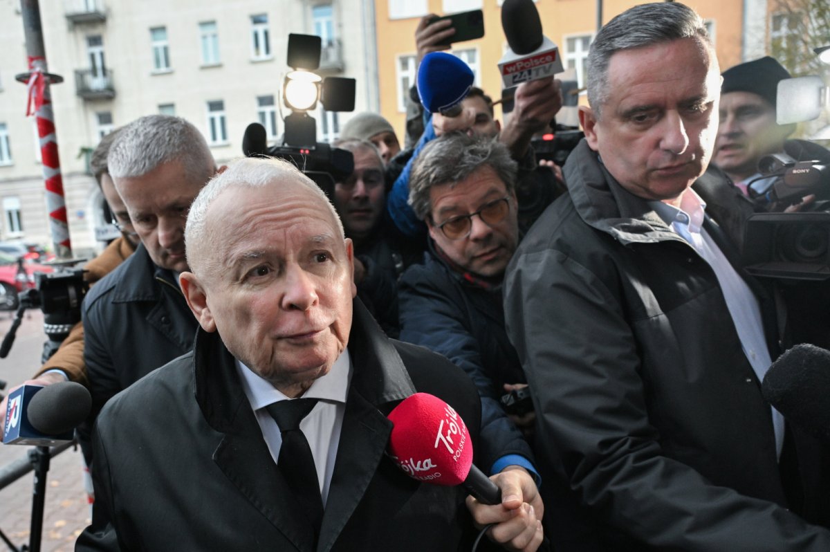 Rzecznik prokuratury: podczas przesłuchania Jarosław Kaczyński odpowiedział na wszystkie pytania