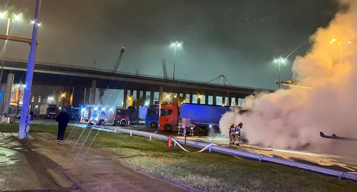 Tragiczny pożar cysterny w gdyńskim terminalu