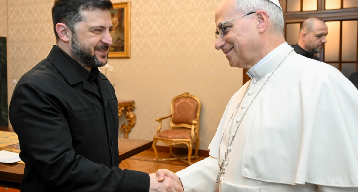 Spotkanie Zeleńskiego z papieżem Leonem XIV. Jest zaproszenie na Ukrainę