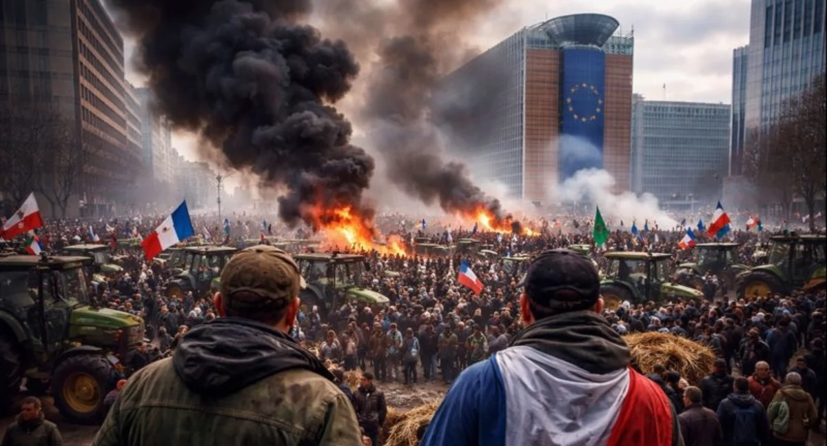 Europejska wieś w ogniu Brukseli [TRANSMISJA]