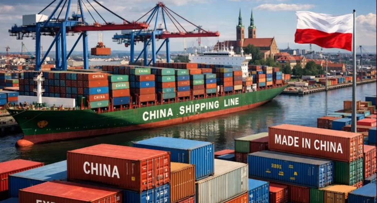 Towary z Chin coraz silniej napierają na Polskę