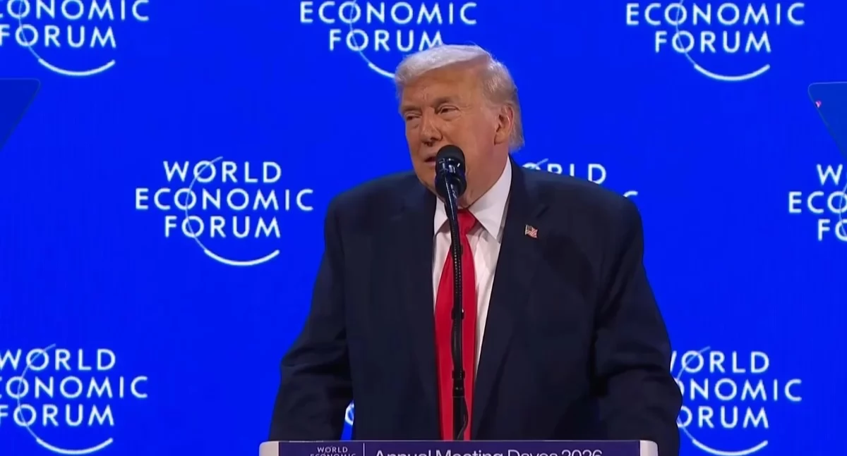 Trump w Davos: Ameryka kwitnie, Europa błądzi