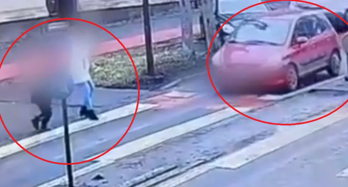 Potrącił dziecko na oczach matki. Szokujące nagranie [VIDEO]