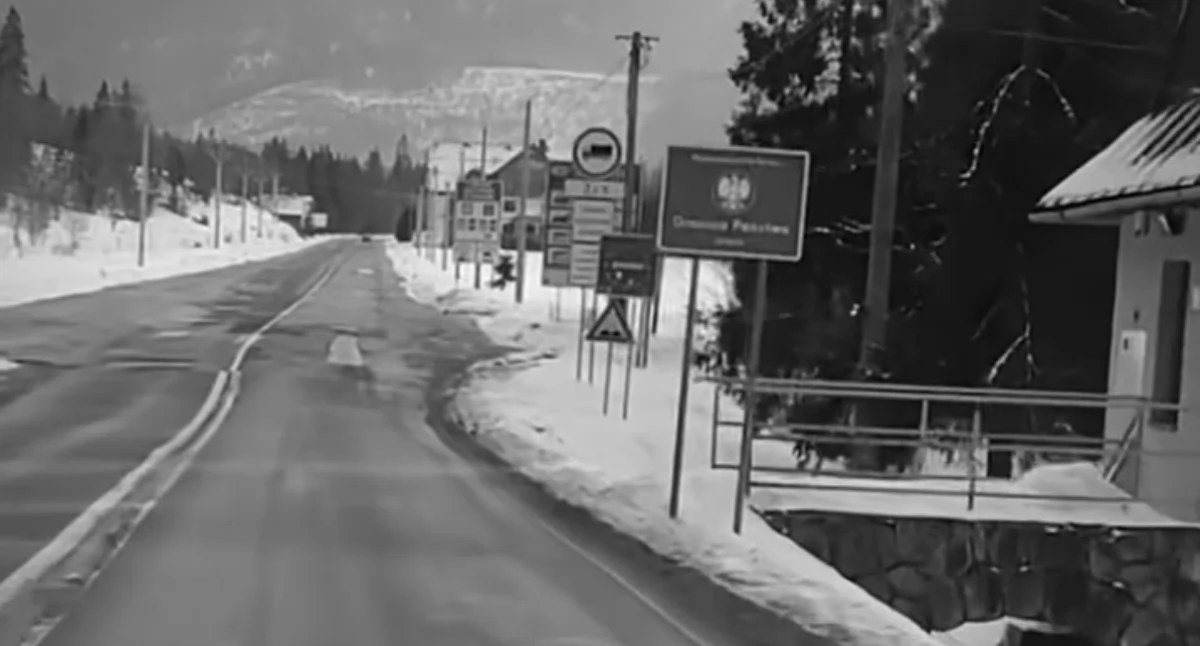 [VIDEO] „Niewidzialna granica” pod Tatrami. Jeden filmik rozpalił Słowację