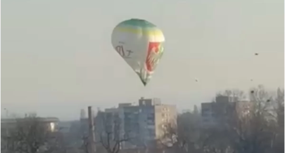 Balon spadł na blok w Zielonej Górze!