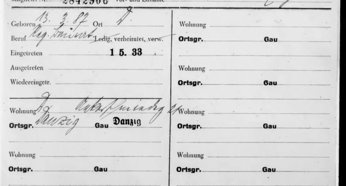 Niemieccy członkowie NSDAP jako patroni gdańskich tramwajów?