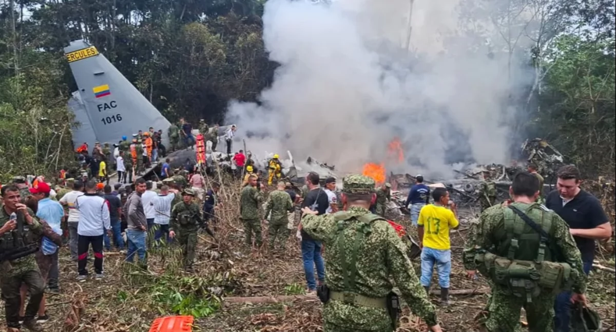 Katastrofa wojskowego Herculesa w Kolumbii. Tragiczny bilans rośnie