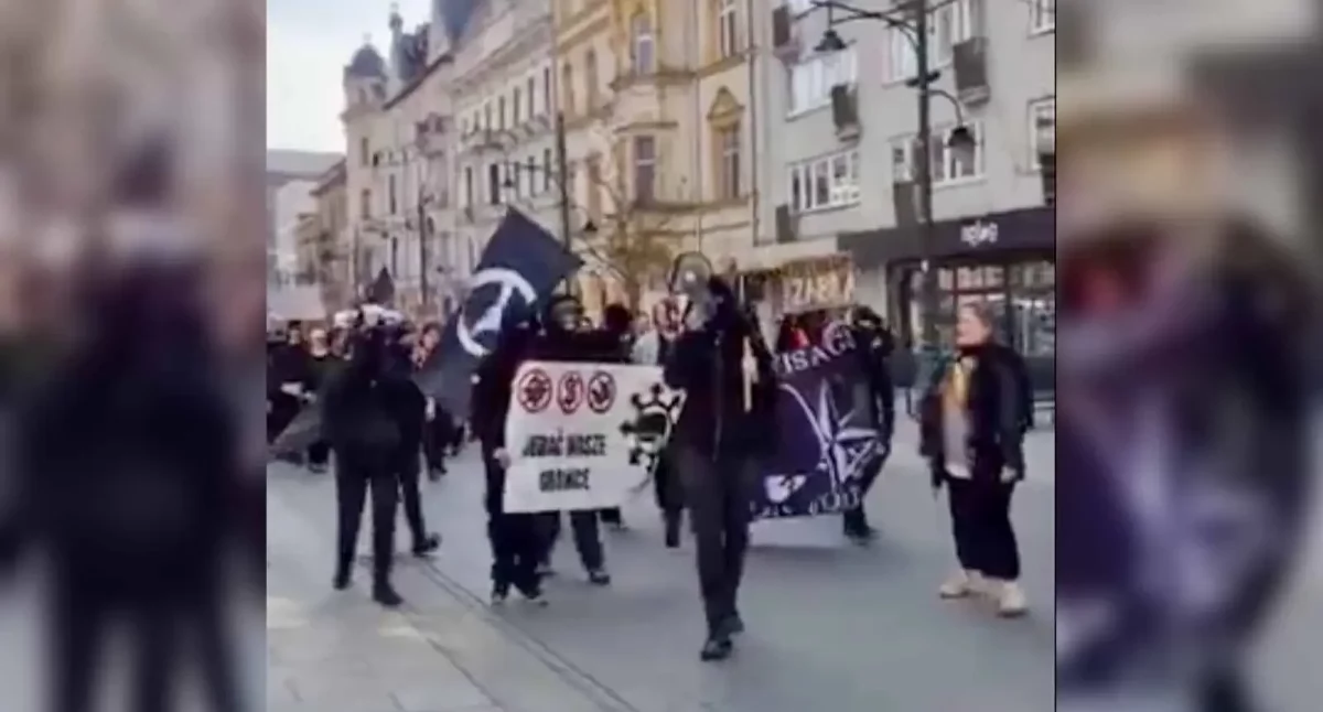 „Antifa was wymorduje”. Skandaliczne hasła na marszu w Łodzi [WIDEO]