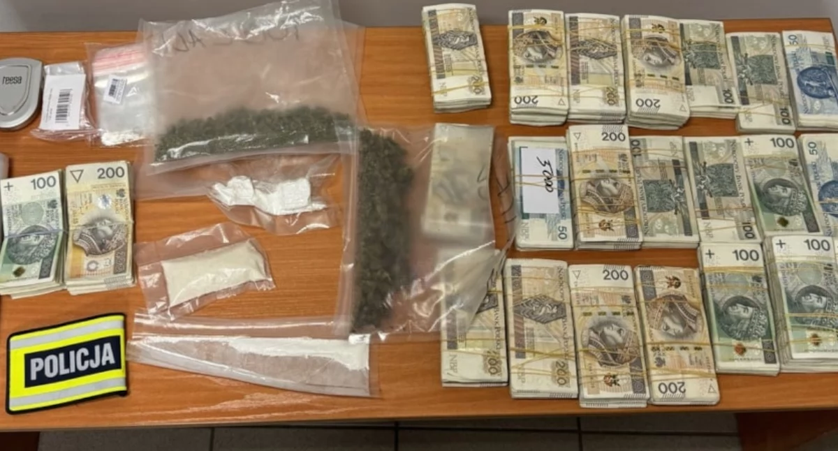 Narkotyki i 730 tys. zł. 25-latek nie wiedział, skąd wzięły się te pieniądze...
