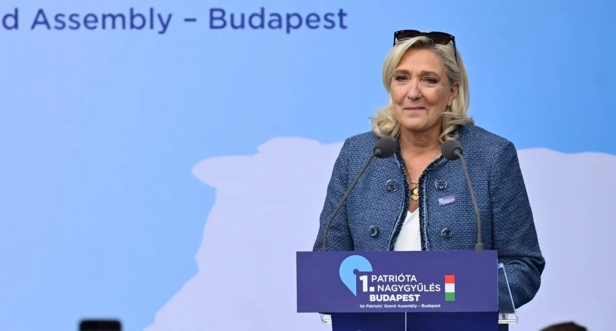 „Tylko pokój zatrzyma rzeź”. Le Pen chwali Orbána