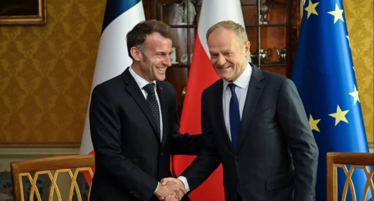 Tusk za plecami prezydenta Nawrockiego ustala coś z Makronem [KOMENTARZE]