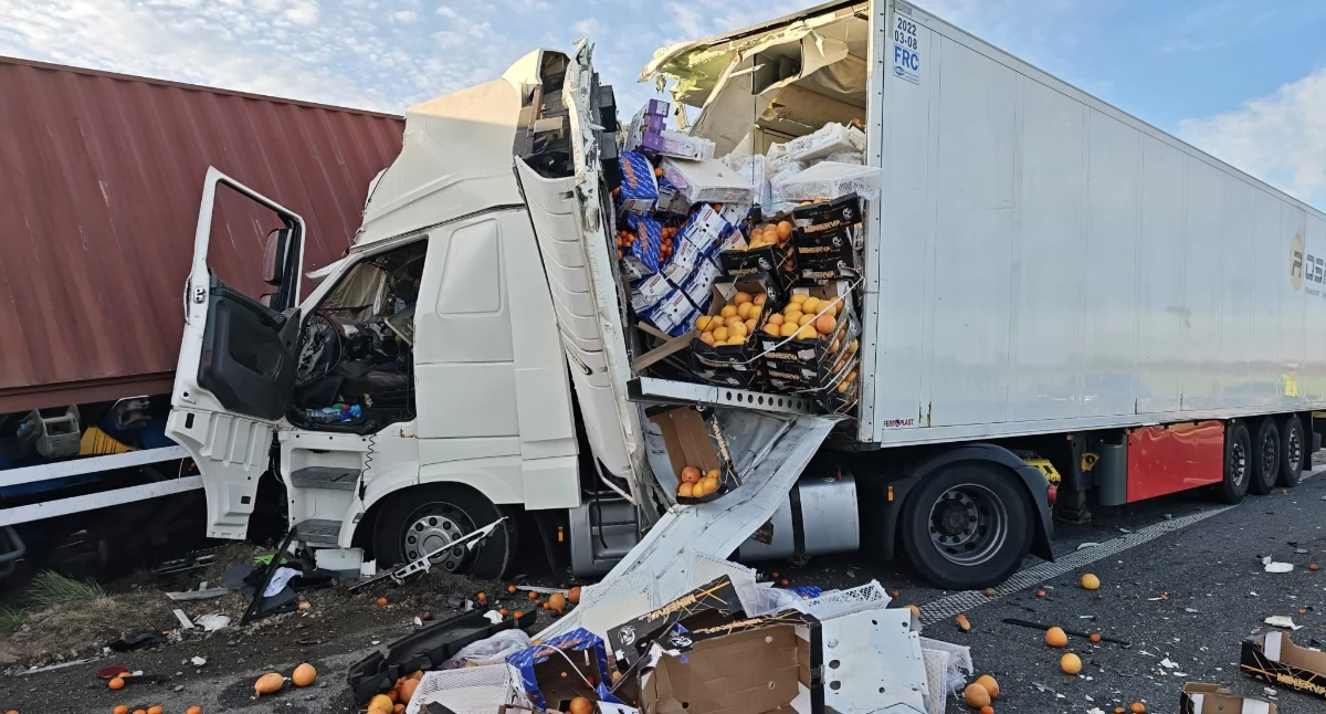 Wypadek na S7. Trasa w kierunku Gdańska została zablokowana