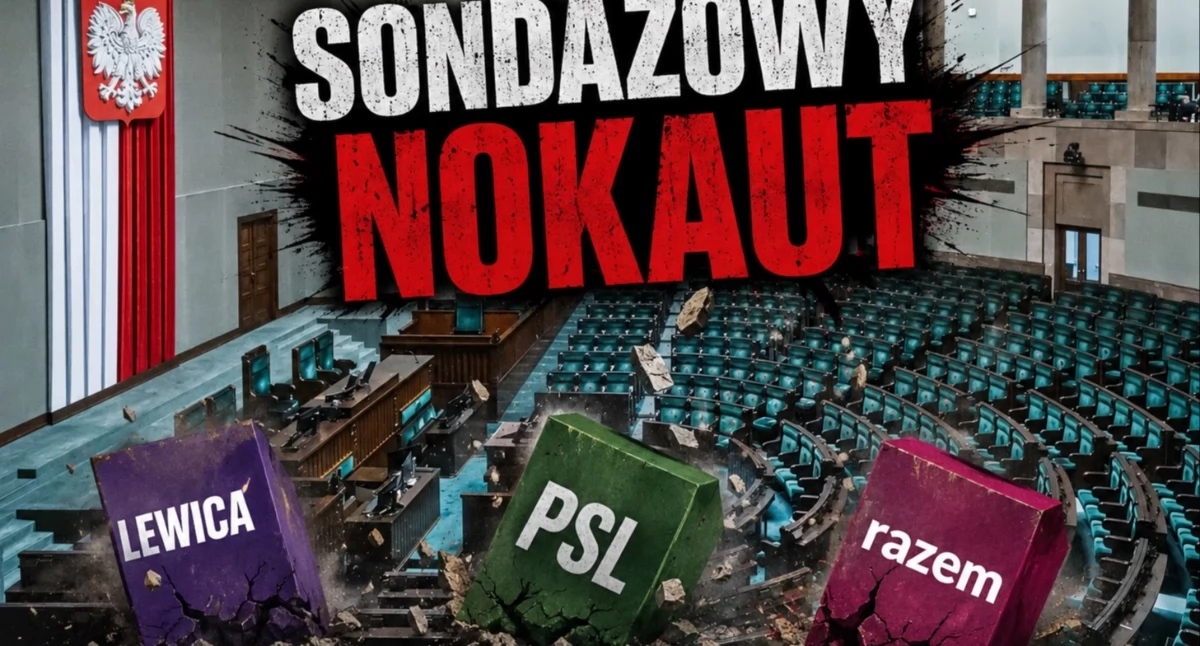 Sondażowy nokaut. Trzy partie wypadają z Sejmu