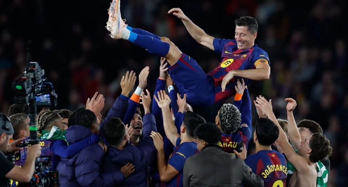 Wzruszające pożegnanie Roberta Lewandowskiego z Camp Nou