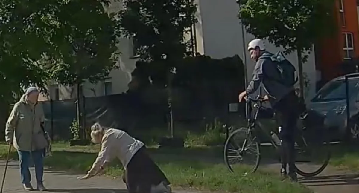 Rowerzysta zaatakował 80-latkę. Policja publikuje wizerunek mężczyzny