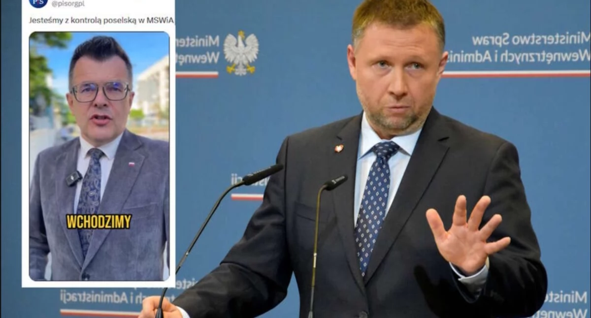 Posłowie PiS wkroczyli do MSWiA