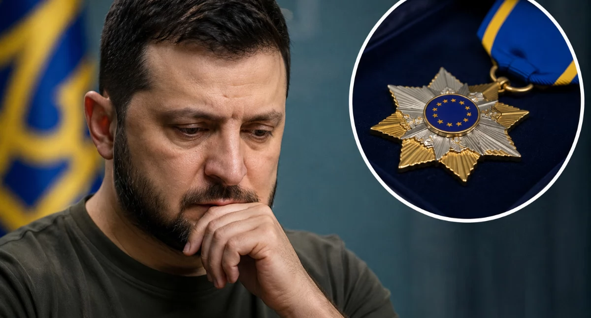 Europa odwróci się od Zełenskiego? Padł wniosek o odebranie mu orderu