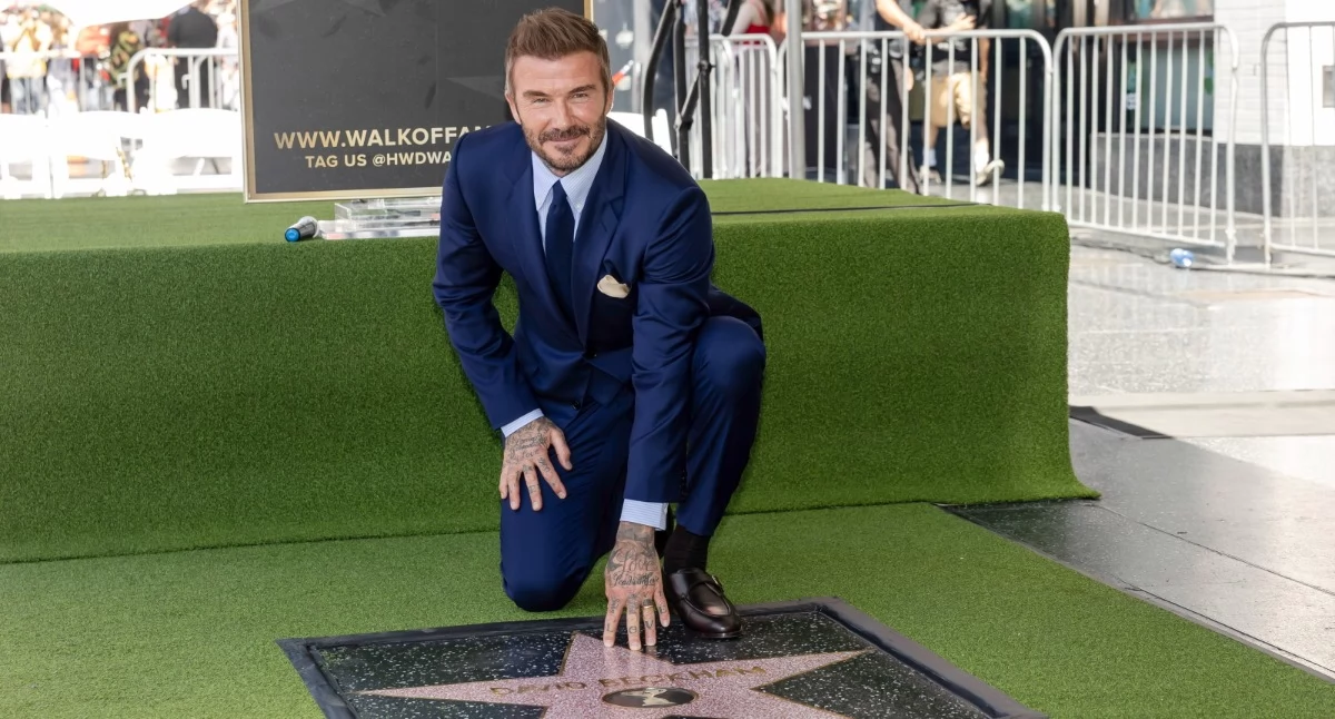 David Beckham ma swoją gwiazdę w Alei Sław w Hollywood