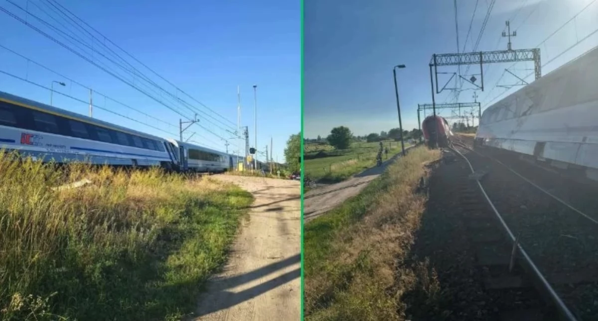 Zderzenie dwóch pociągów pasażerskich