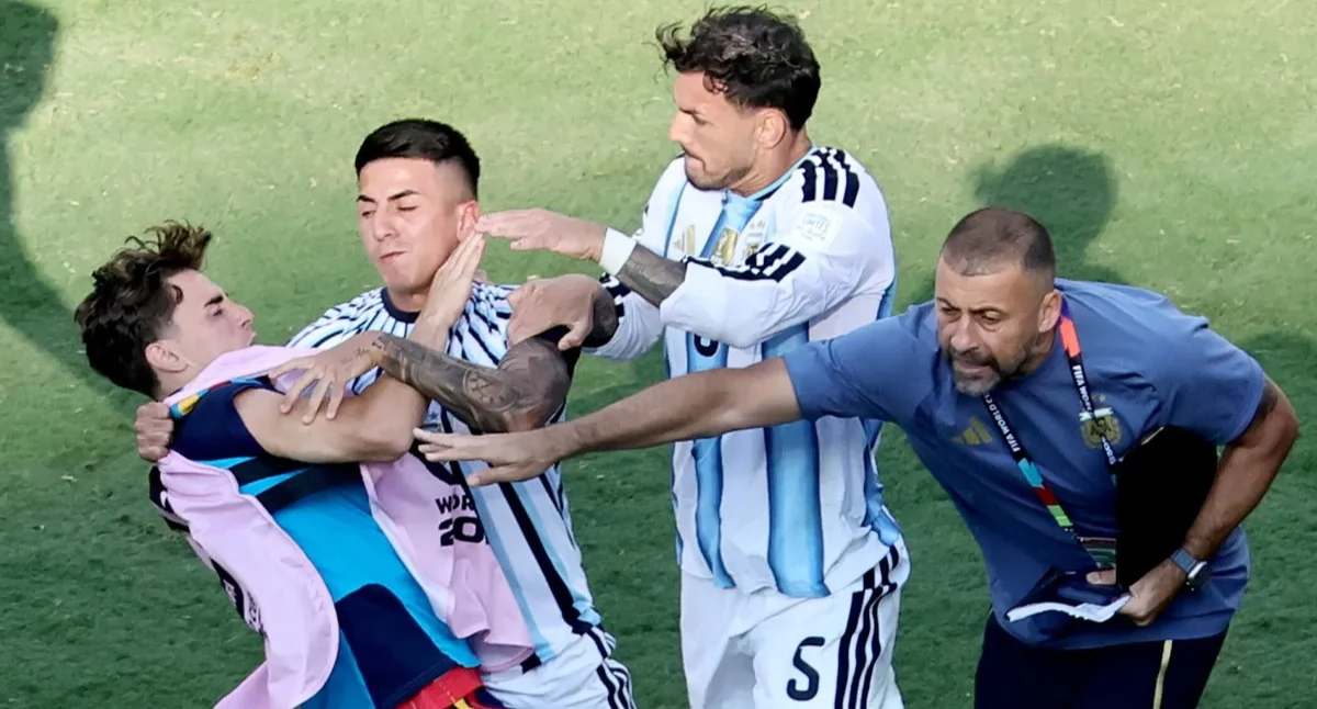 Gorąco po ostatnim gwizdku. Gwiazdor Argentyny stracił panowanie nad sobą