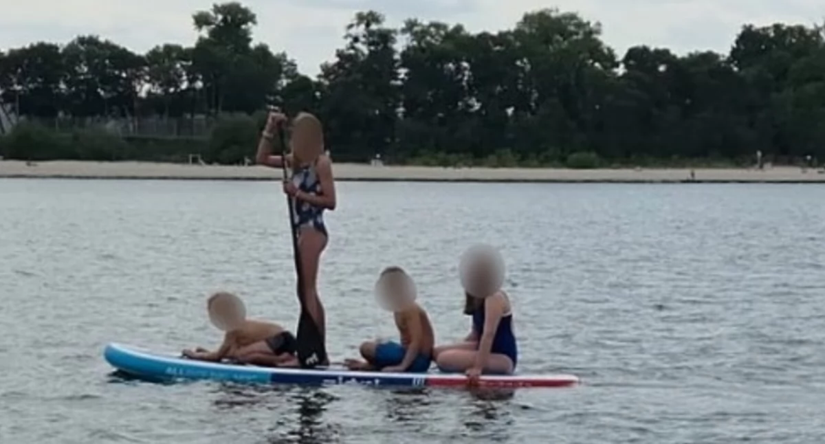 Kilometr od opiekuna. Dzieci dryfowały na SUP-ie