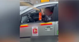 Ciężarna Ukrainka spryskana gazem przez taksówkarza