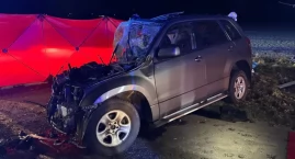 Tragedia na drodze: młody pasażer zginął w wypadku