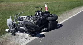 Śmiertelny wypadek podczas wyprzedzania. Nie żyje 71-letni motocyklista