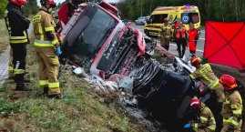 22-latek zginął po zderzeniu z ciężarówką pod Toruniem